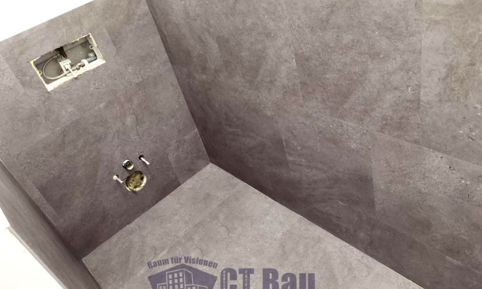 WC-Anlage Vinylboden Wände Greding